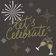 Let's celebrate - 33x33 lautasliinat - 203252 - 1
