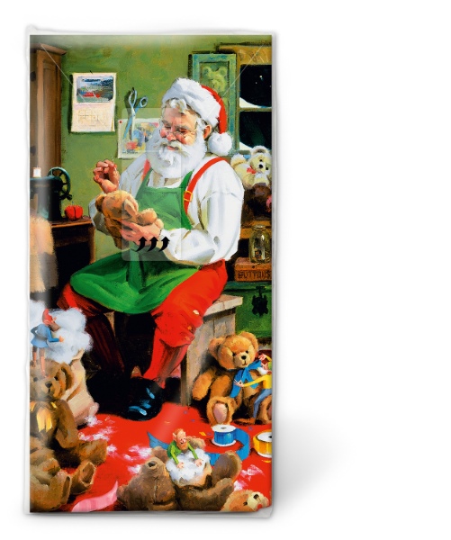 TT Santa is busy - Nenäliinat - 01252 - 1