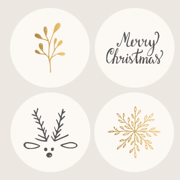 Chic X'mas - 33x33 lautasliinat - 193403 - 1