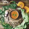 Pumpkin soup - 33x33 lautasliinat - 196084 - 1