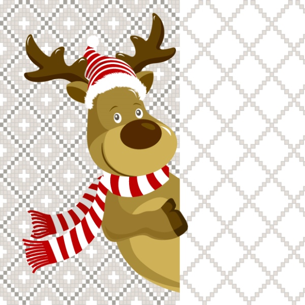 Reindeer Fun - 33x33 lautasliinat - 199414 - 1