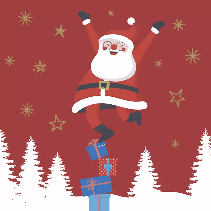 Santa Time - 33x33 lautasliinat - 207524 - 1