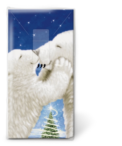 TT Polar bear kiss - Nenäliinat - 01404 - 1