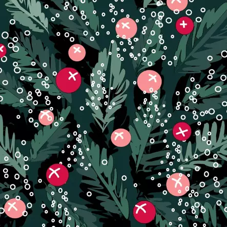 Flourish Xmas - 33x33 lautasliinat - 199395 - 1