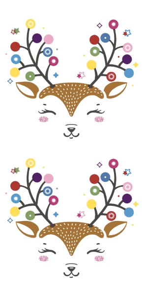 TT Colourful Deer - Nenäliinat - 199375 - 1