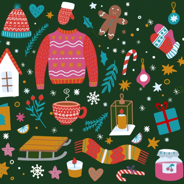 Warm things - 33x33 lautasliinat - 193315 - 1