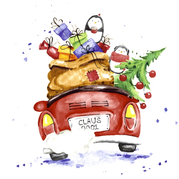 Xmas drive - 33x33 lautasliinat - 196145 - 1