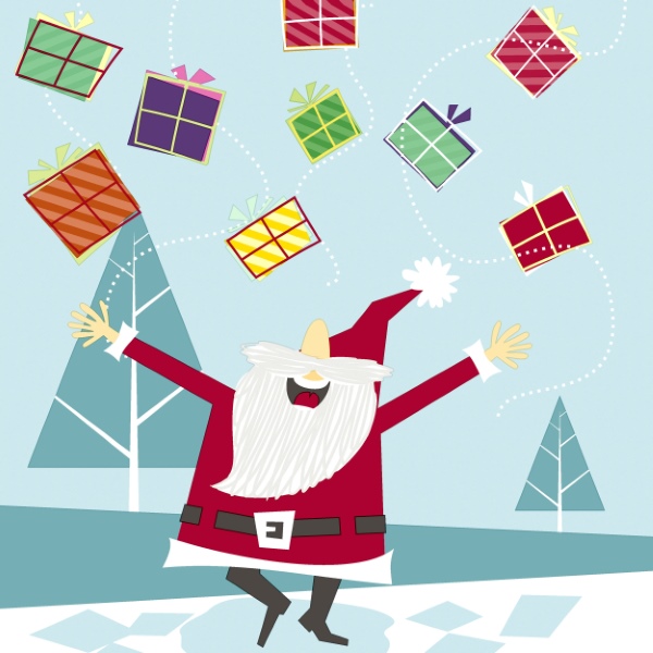 Xmas hurray - 33x33 lautasliinat - 196147 - 1