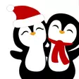 Silhouettes Penguin Santas - Silhuetti lautasliinat - 196189 - 1