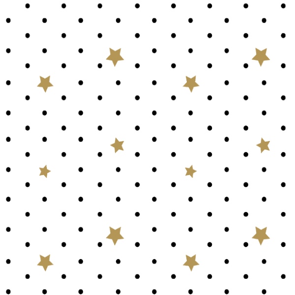 Black Stars - 33x33 lautasliinat - 193339 - 1