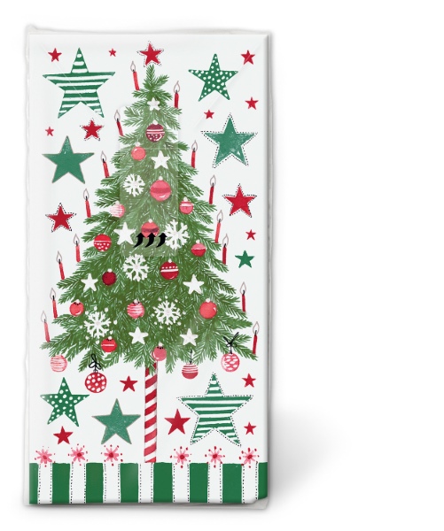 TT Decorated tree - Nenäliinat - 01309 - 1