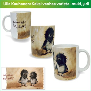 Hauska muki - kaksi varista - Lasit ja mukit - 3-Har-2varista - 1