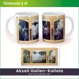 Taidemuki: Akseli Gallen-Kallela - Lasit ja mukit - 3-Har-art-AGK - 1