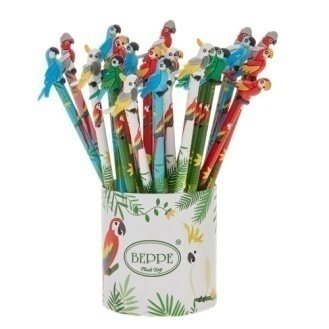 Lyijykynä papukaijapäällä - Pehmoeläimet - 4-13938-kyna-papuk - 1